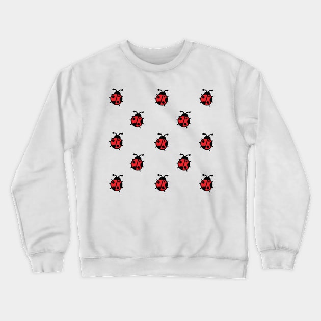 Ladybug pattern Crewneck Sweatshirt by Murray Clothing